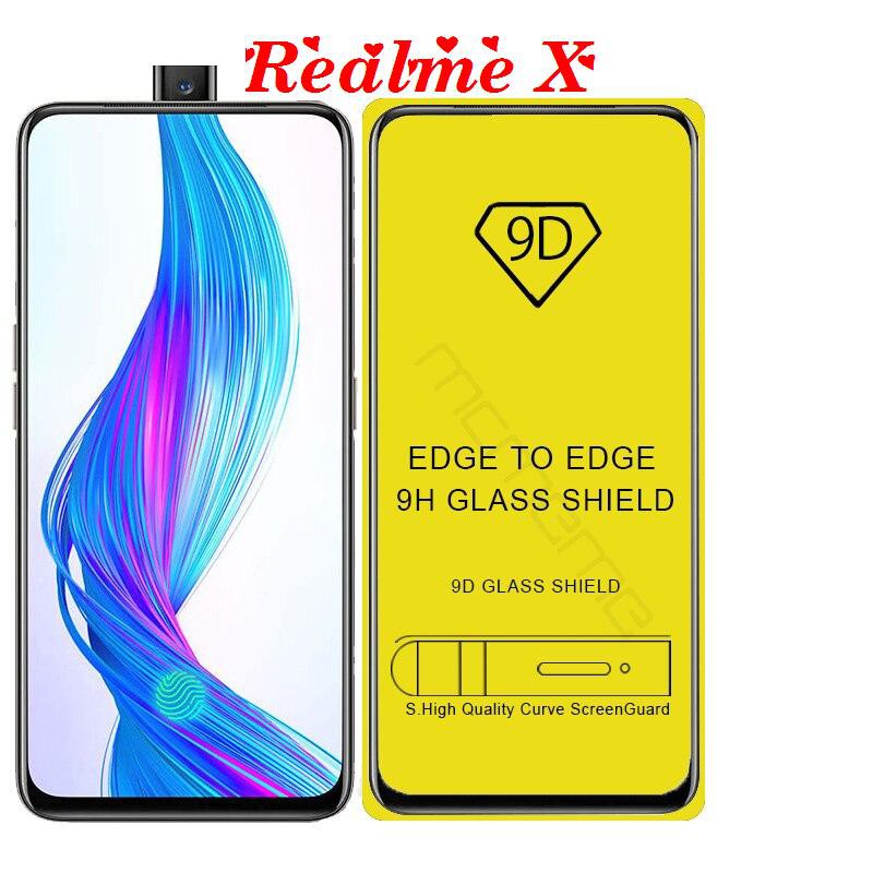 Kính Cường Lực Full Oppo Realme C1- C2 - C3 - C3i - C11 - 2- 2Pro -3-3 Pro - 5 Pro - Realme X/XT (tặng giấy lau) 9D.