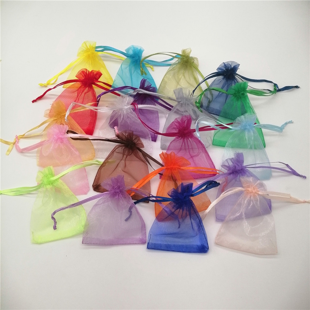 10 Túi rút vải organza 20x30cm đựng trang sức tiện lợi