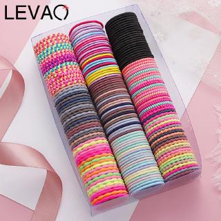 Set 50 Dây Buộc Tóc Co Giãn Nhiều Màu Thời Trang Cho Nữ