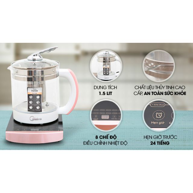 Bình Đun Siêu Tốc Media MK - 17HC