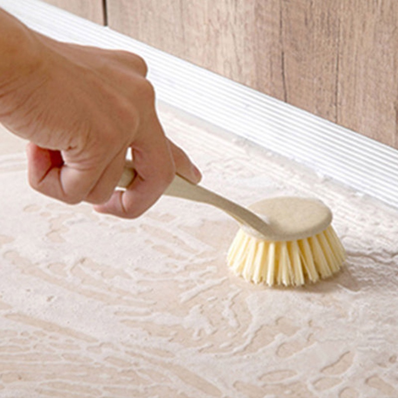 Bàn Chải Vệ Sinh Chén Dĩa Đa Năng Với Tay Cầm Dài Tiện Dụng Cho Nhà Bếp