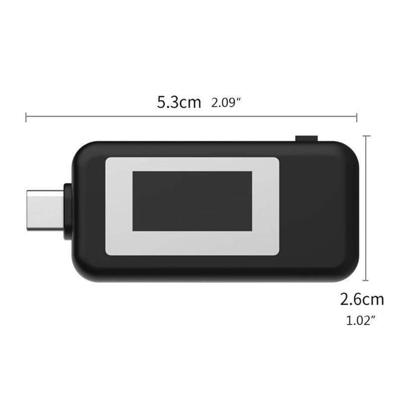 WER Thiết bị kiểm tra nguồn điện USB Type C với màn hình kĩ thuật số LCD đa chức năng với chức năng hẹn giờ