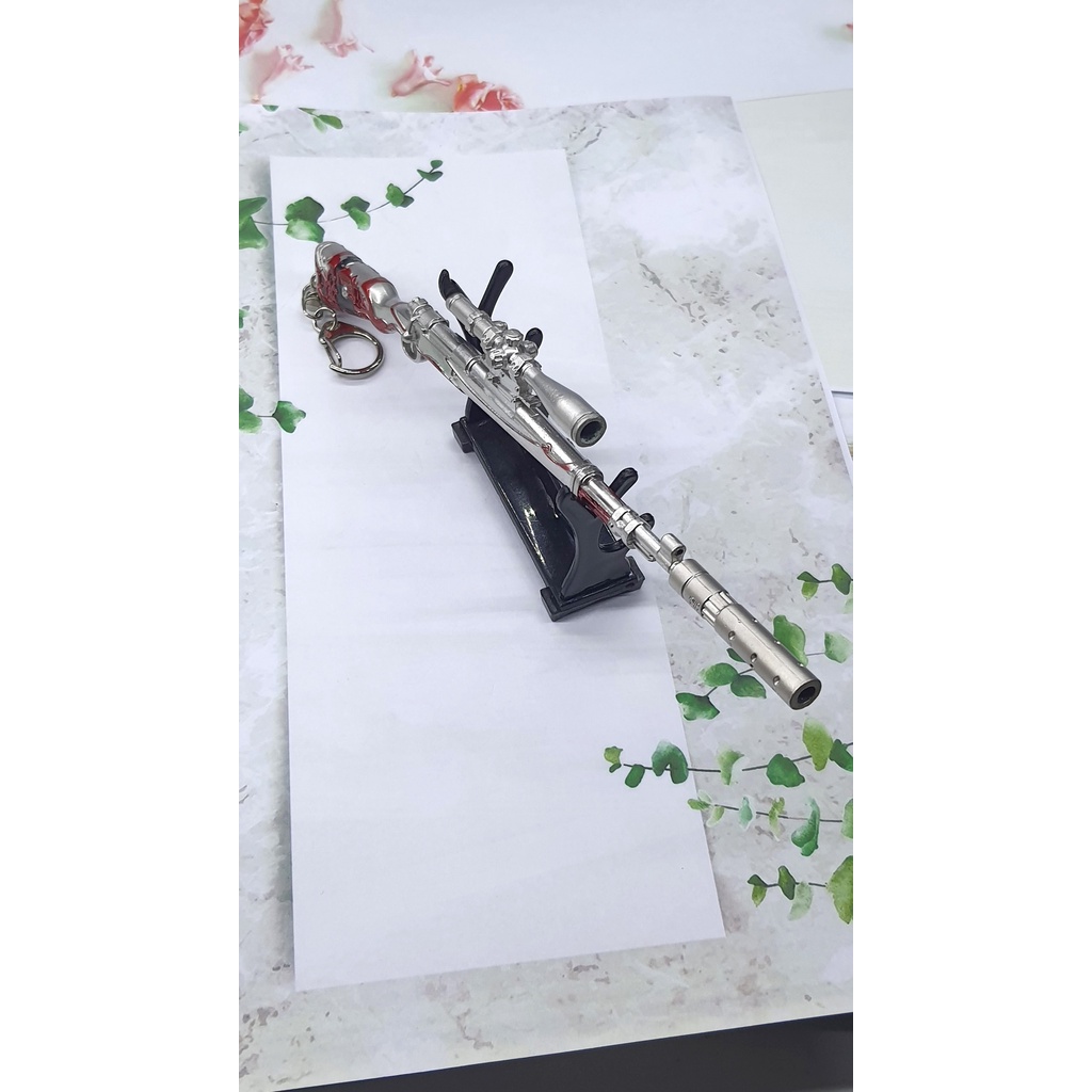 [ Tặng đế ][ 22cm ] Móc khóa treo cặp K98 Thủy Triều  -PUBG -  Baystore