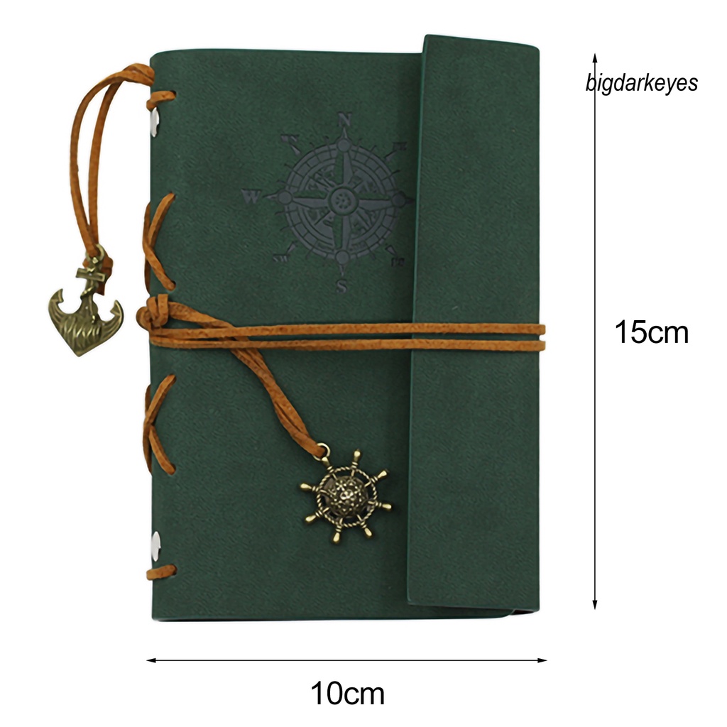 Sổ Tay Ghi Chú Bằng Da Giả Đa Năng Phong Cách Cổ Điển