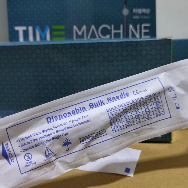 (Q1-HCM) Hộp 50 Kim Cannula Đầu Tù Time Machine Tiêm Filler Dùng Trong Thẩm Mỹ - Kim Canula Có Sẵn Kim Mồi (Hộp 50 Cây)