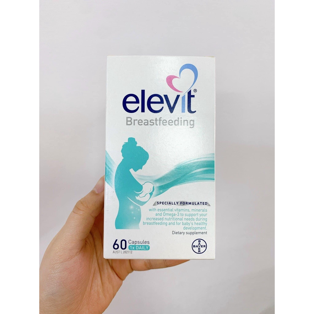 Vitamin tổng hợp Elevit sau sinh &amp; cho con bú Elevit Breastfeeding Multivitamin 30 viên