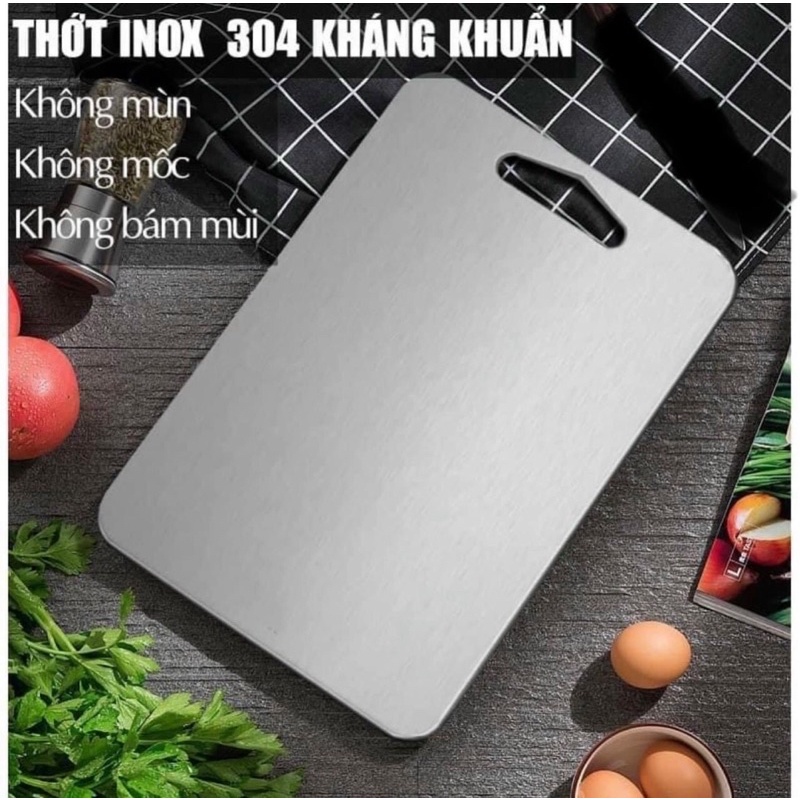 THỚT INOX 304 CAO CẤP SIZE LỚN, KHÁNG KHUẨN, HÀNG SẢN XUẤT TẠI VIỆT NAM