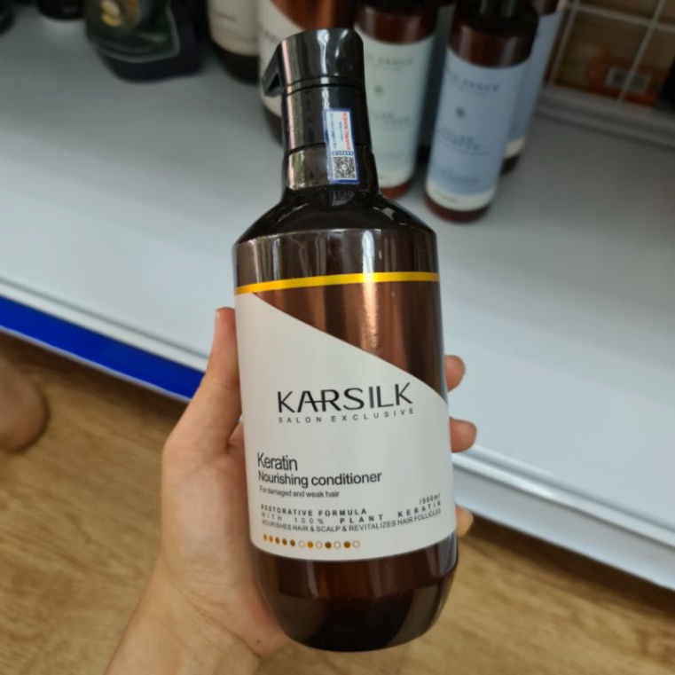 Dầu gội và xã KARSILK 800ml