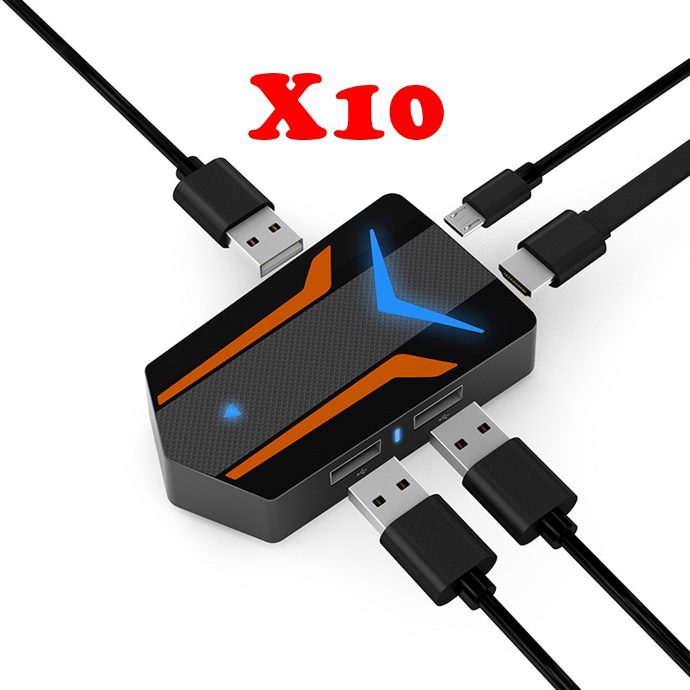 One Bit X10 X10 SE || Bộ chuyển đổi bàn phím chuột cho điện thoại chơi game PUBG, ROS