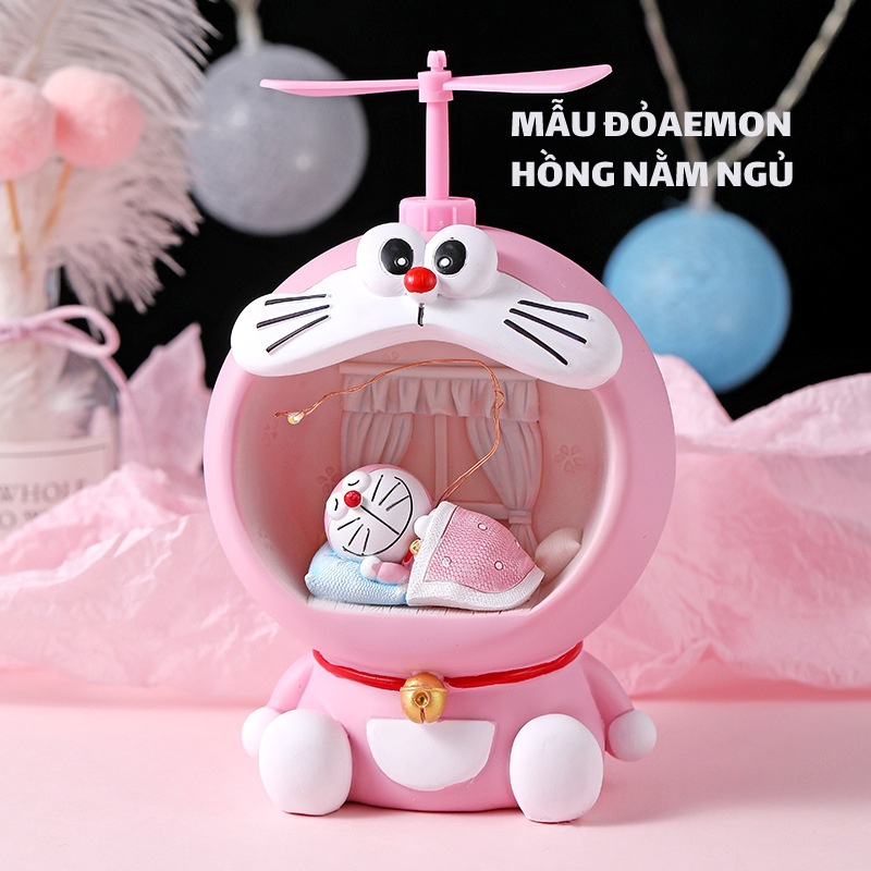 Đèn ngủ DORAEMON siêu dễ thương dùng trang trí phòng ngủ + quà tặng cho bạn Gái