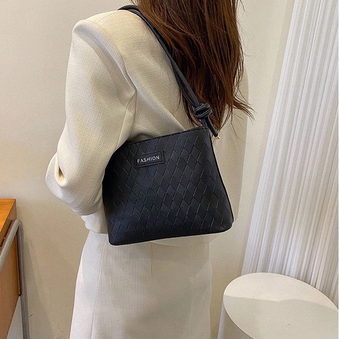 Túi xách nữ công sở túi tote da dày màu sắc basic túi đeo vai bản to đi chơi đi làm