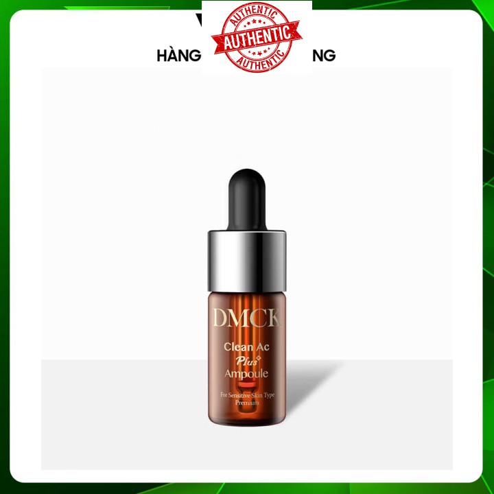 [Mã giảm giá mỹ phẩm chính hãng] Tinh Chất Cô Đặc Ampoule tái tạo da, giảm mụn DMCK Clean AC Plus 10ml