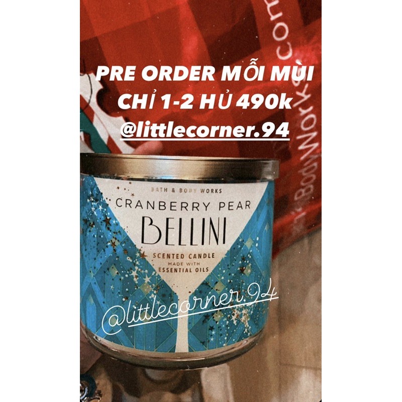 Nến thơm Bath and body works