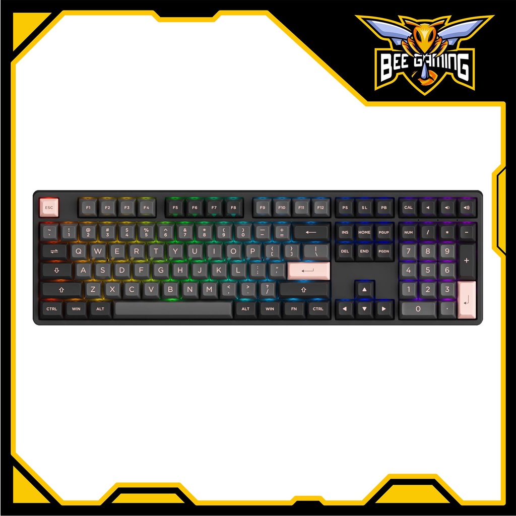 [Mã SKAMSALE03 giảm 10% đơn 200k] Bàn phím cơ AKKO 5108s Black Pink | Led RGB - Hotswap | AKKO CS Switch | Foam tiêu âm