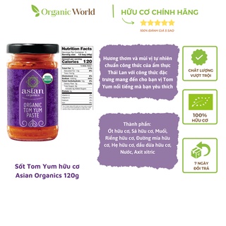 Sốt Tom Yum hữu cơ - Organic Tom Yum Paste Asian Organics