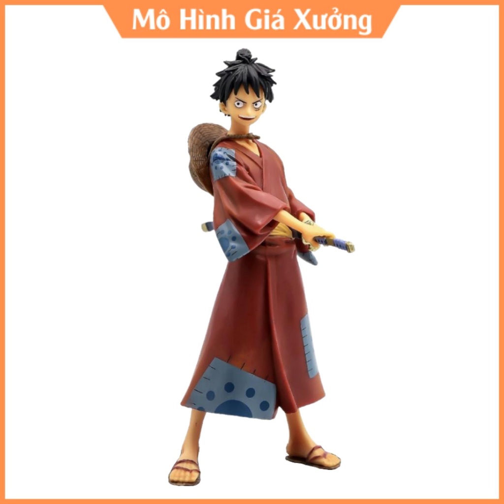 Mô hình One Piece Luffy ở wano quốc  cao 17cm , figure one piece monkey d.luffy , mô hình giá xưởng
