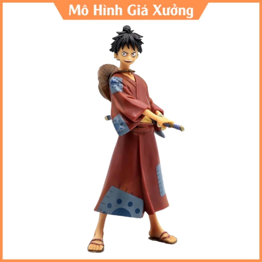 Mô hình One Piece Luffy ở wano quốc  cao 17cm , figure one piece monkey d.luffy , mô hình giá xưởng