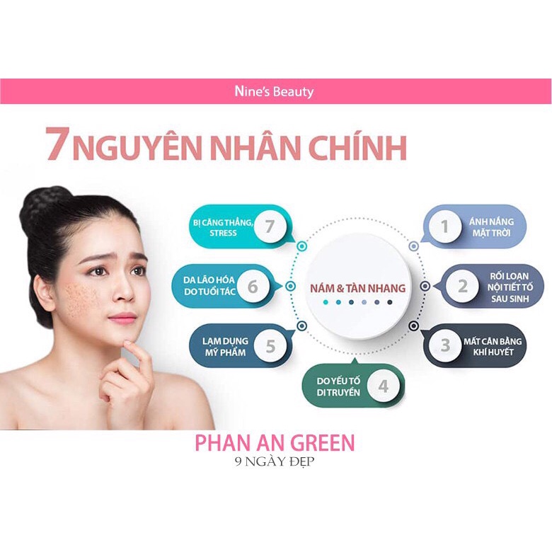 [Chính hãng] Viên uống trắng da NiNe's Beauty tặng kèm mặt nạ nhau thai cừ nhật bản chính hãng | BigBuy360 - bigbuy360.vn