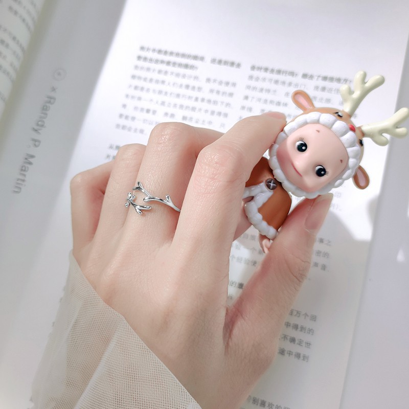 Nhẫn Đeo Ngón Tay B789 Hình Hoa / Cây Cối Độc Đáo