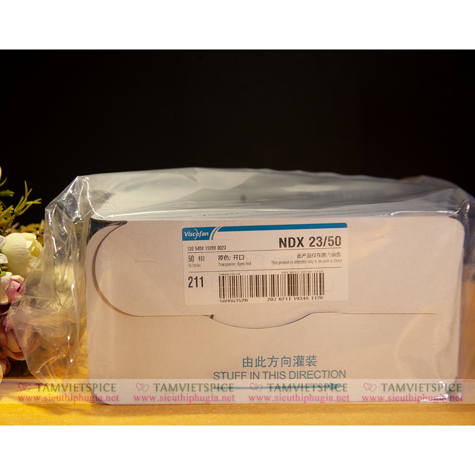 Vỏ xúc xích collagen Viscofan phi 23 NDX