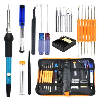 [FREE SHIP => 50K ] Mỏ hàn chì có điều chỉnh nhiệt độ 60w kèm bộ dụng cụ sửa chữa điện tử