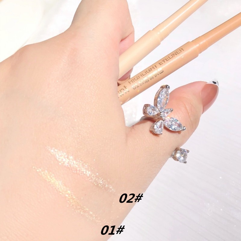 Bút Kẻ Mắt 2 Màu Ánh Ngọc Trai Tự Nhiên Sáng Da Chống Thấm Nước Và Mồ Hôi Đa Chức Năng
