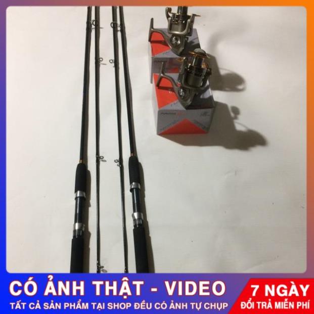 - 2 bộ combo cần shimano 2.7m máy LC7000 -