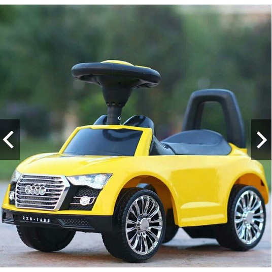 [Trợ giá] Xe bơi chân ô tô 2020 cho bé (xe chòi chân có nhạc, tựa lưng, cốp để đồ)