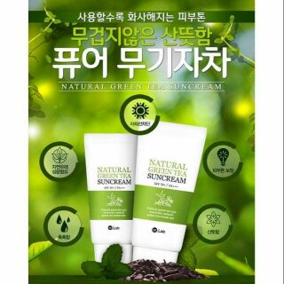 Kem Chống nắng Trà xanh Wlab Natural Green Tea Suncream SPF 50+ PA+++