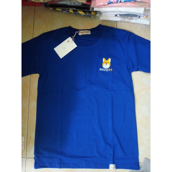 🍍Áo Thun Say Happy thêu Shiba🍍