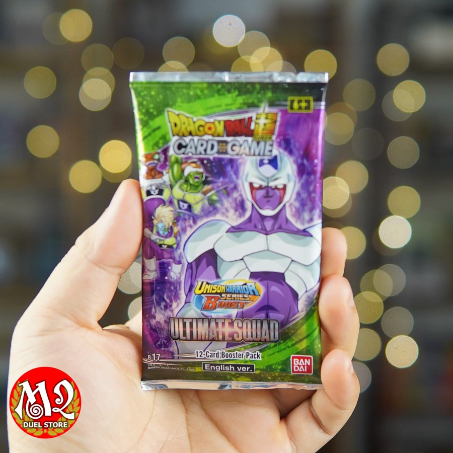 Gói thẻ bài Dragon Ball Super: Unison Warrior ULTIMATE SQUAD - 12 lá bài - Giao pack hình ngẫu nhiên - Nhập khẩu USA