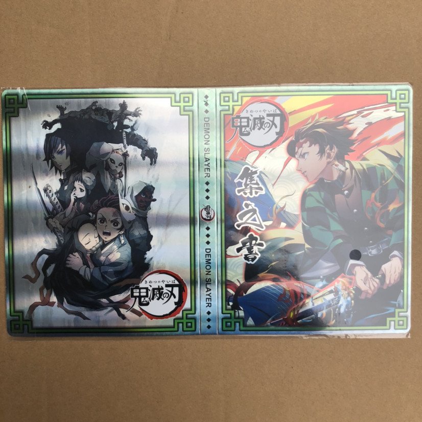 Album đựng ảnh card THANH GƯƠM DIỆT QUỶ KIMETSU NO thẻ gacha nhân phẩm anime chibi