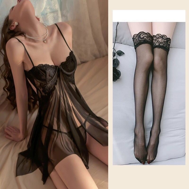 Váy ren ngủ sexy mã S19 S18 dành cho bạn gái cực quyến rũ