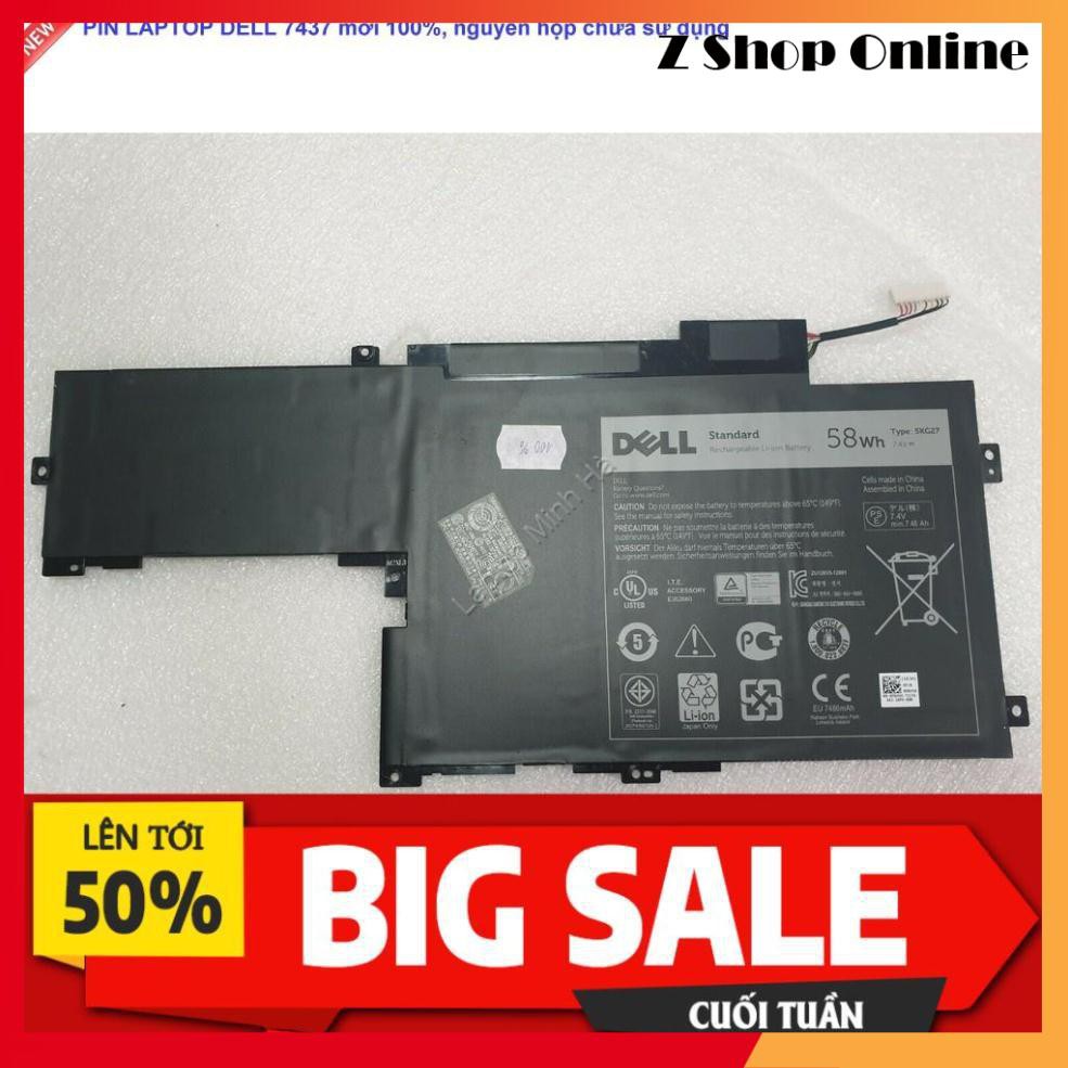 🎁 Pin laptop Dell Inspiron 14-7000, 14-7437 Series Type 5KG27 Pin zin theo máy