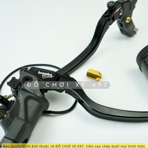 Tay côn + thắng Brembo 19mm RSC kèm bình dầu rời. Bảo hành 12 tháng