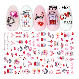 Sticker & Decal dán móng tay môi
