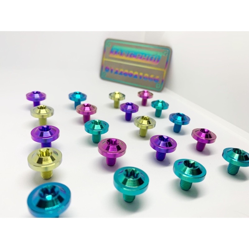 Ốc titan Gr5 M6*10 6li10  bắt carte che sên , nón bảo hiểm