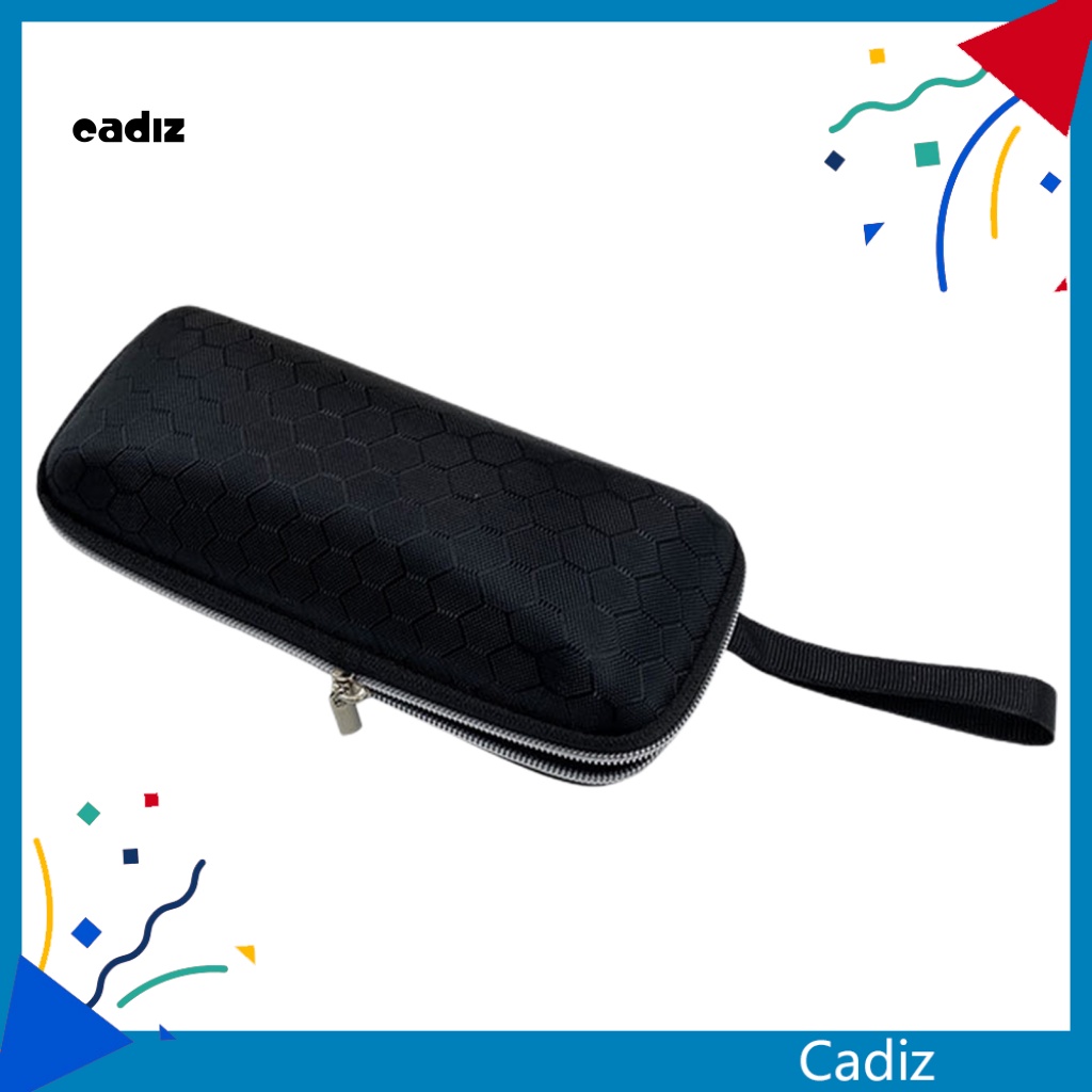 Hộp Đựng Mắt Kính Màu Đen Có Khóa Kéo Tiện Dụng