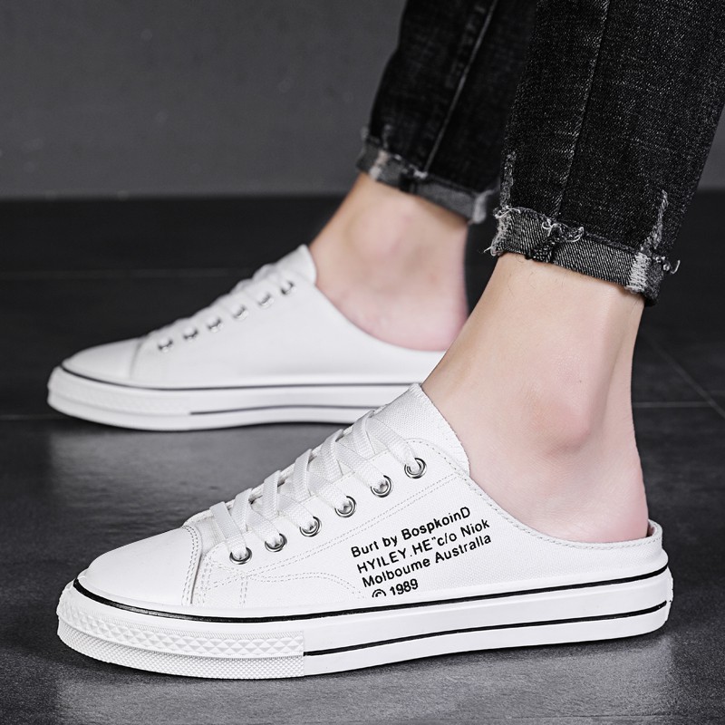 Giày Lười Vải Canvas Thiết Kế Năng Động Hợp Thời Trang Cho Nam | BigBuy360 - bigbuy360.vn