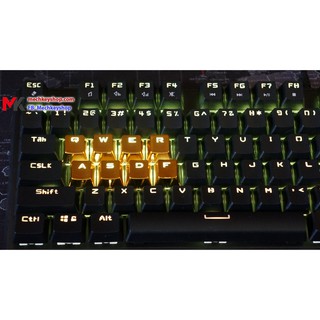 Bộ keycap E-Element 12 nút pbt xuyên led