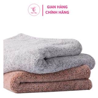 Khăn mặt than tre hoạt tính, khăn mặt lông mềm mịn thấm hút tốt 50x30 cm - Việt thư