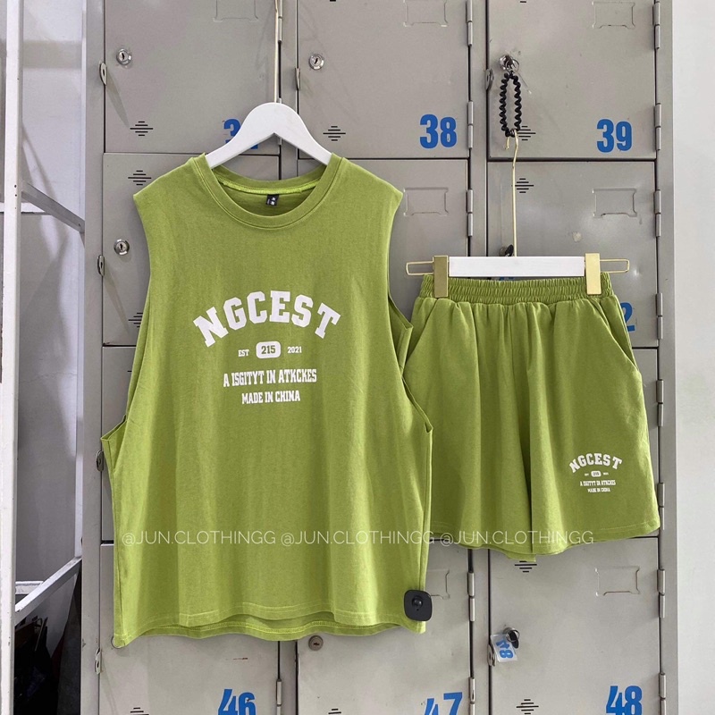 TANKTOP | Set bộ tank top NGCEST liền bra cho hè cá tính | BigBuy360 - bigbuy360.vn