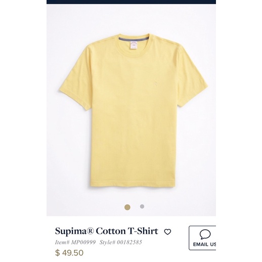 Áo phông supima cotton xuất Mỹ