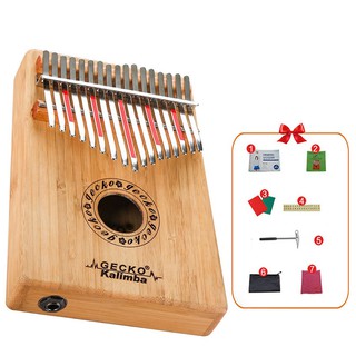 Đàn kalimba gecko k17baeq 17 phím gỗ trúc