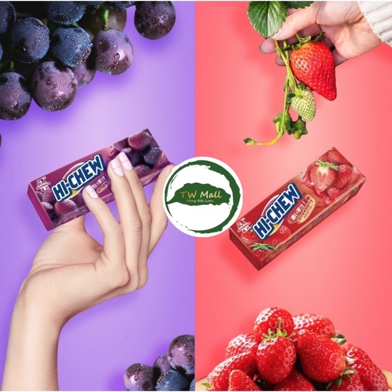 THANH  KẸO MỀM HI-CHEW MORINAGA ĐÀI LOAN HƯƠNG TRÁI CÂY 35g