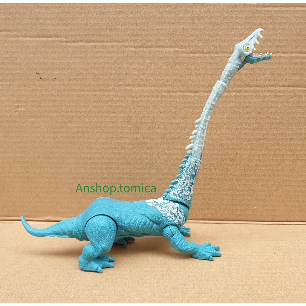 Mô hình khủng long Jurassic World màu xanh hàng Mattel KL04