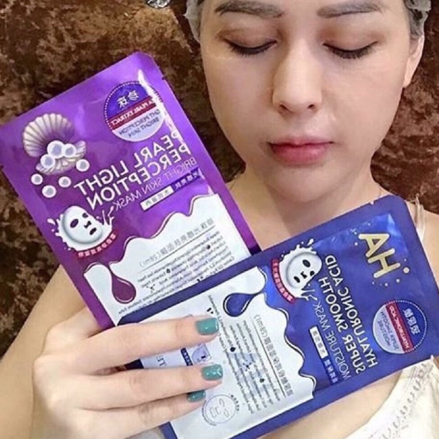 Mặt nạ dưỡng ẩm HA nội địa Trung Quốc cấp nước làm căng da và se khít lỗ chân lông