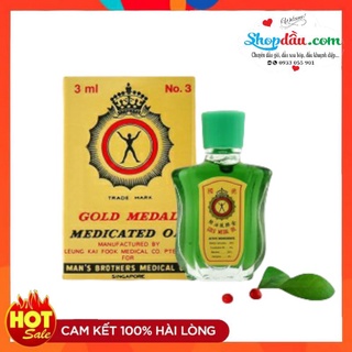 Dầu gió xanh gold medal singapore