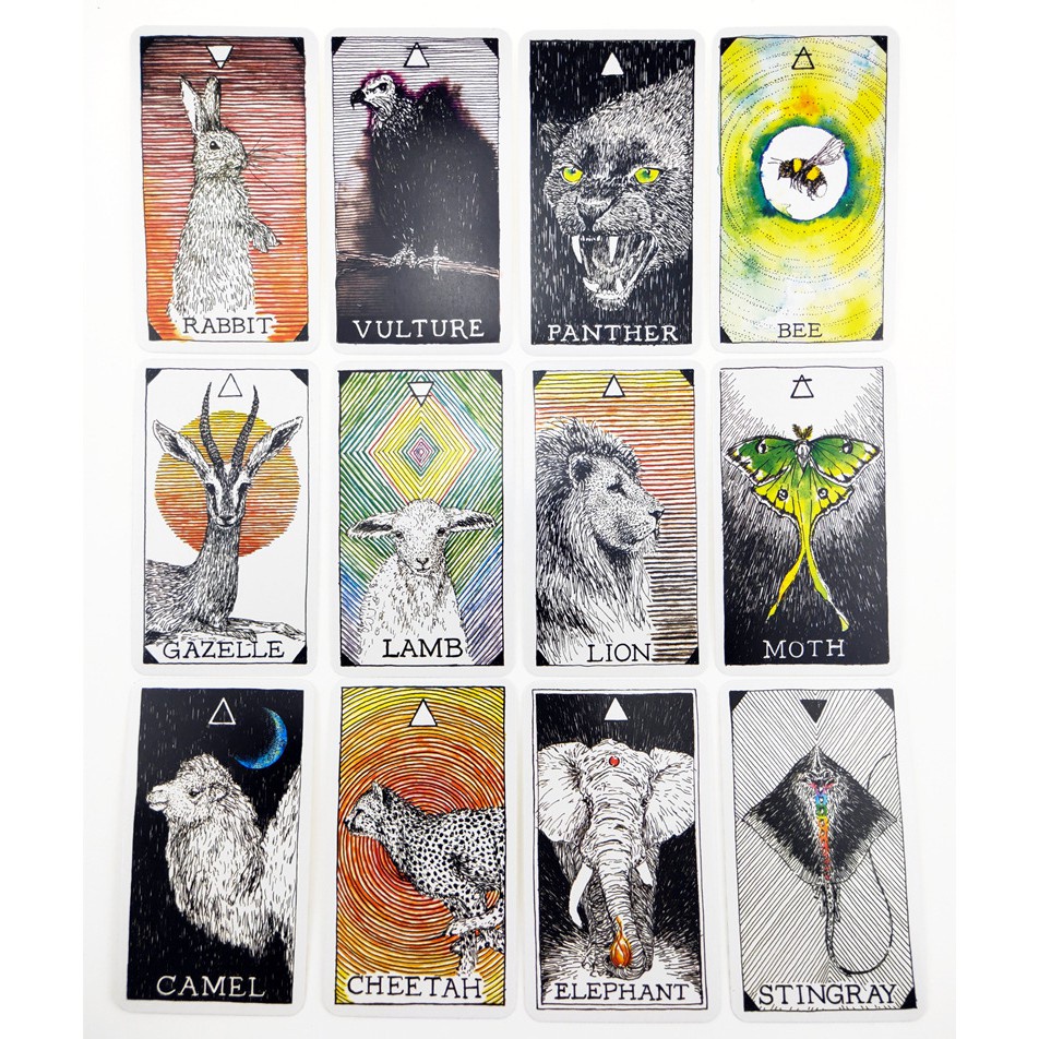 Đồ chơi Thẻ Bài Bói Tarot Animal Spirit Deck Oracle Cards V22 Mắt phiên bản mới nhất