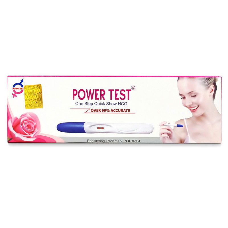 [CHÍNH HÃNG] Bút thử thai Power Test Hàn Quốc - có tem chống hàng giả